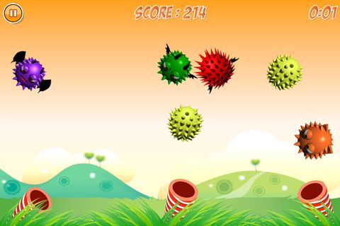 Gameplay screenshots of the Monster rush for iPad, iPhone or iPod.
