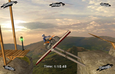 Gameplay screenshots of the Motor Stunt Xtreme for iPad, iPhone or iPod.