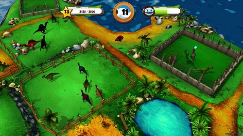 Gameplay screenshots of the My jurassic farm for iPad, iPhone or iPod.
