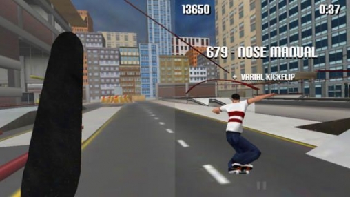 Gameplay screenshots of the Pure skate for iPad, iPhone or iPod.