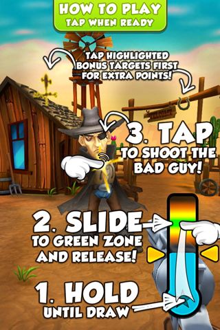 Gameplay screenshots of the Quick shooter for iPad, iPhone or iPod.