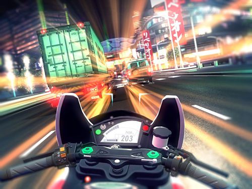 Download app for iOS Raceline CC: High-speed motorcycle street racing, ipa full version.
