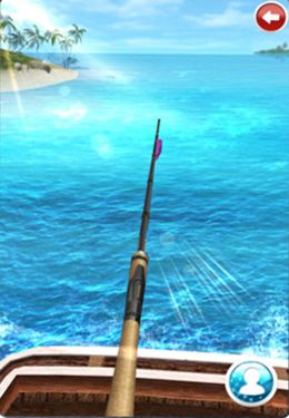 Gameplay screenshots of the Real Fishing 3D for iPad, iPhone or iPod.