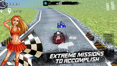 Gameplay screenshots of the Real kart for iPad, iPhone or iPod.