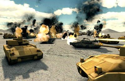 Gameplay screenshots of the Real Tank for iPad, iPhone or iPod.