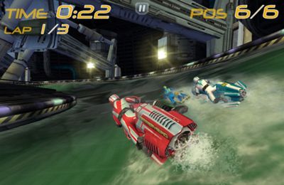 Gameplay screenshots of the Riptide GP for iPad, iPhone or iPod.