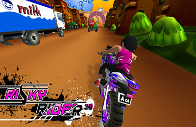 Download app for iOS Risky Rider 3D (Motor Bike Racing Game / Games), ipa full version.