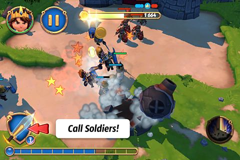 Gameplay screenshots of the Royal revolt 2 for iPad, iPhone or iPod.