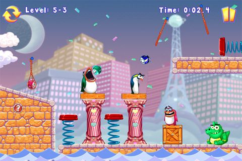 Gameplay screenshots of the Seabirds for iPad, iPhone or iPod.