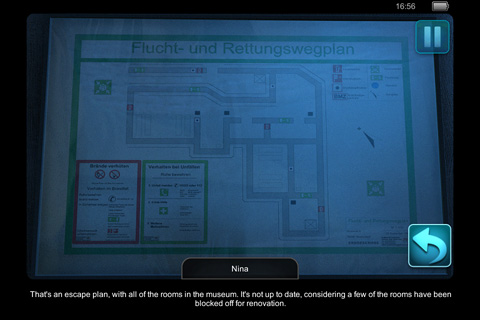 Gameplay screenshots of the Secret files Tunguska for iPad, iPhone or iPod.
