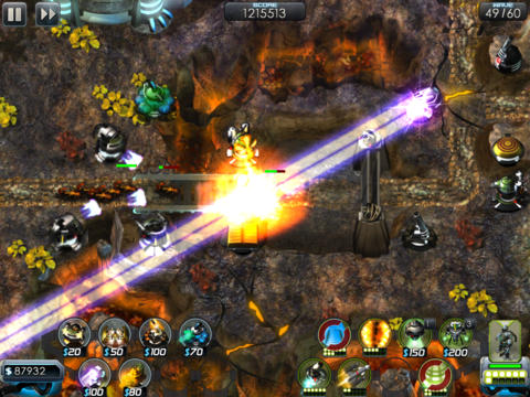 Gameplay screenshots of the Sentinel 3: Homeworld for iPad, iPhone or iPod.