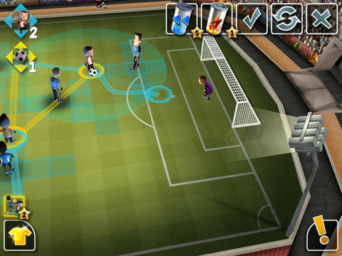 Gameplay screenshots of the Soccer Moves for iPad, iPhone or iPod.