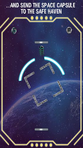 Gameplay screenshots of the Space breakout for iPad, iPhone or iPod.