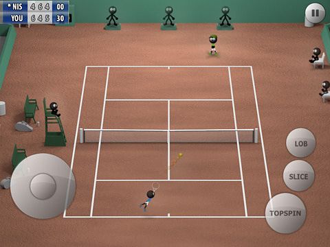 Free Stickman tennis 2015 - download for iPhone, iPad and iPod.