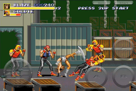 Gameplay screenshots of the Streets of Rage 3 for iPad, iPhone or iPod.
