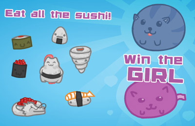 Gameplay screenshots of the Sushi Cat for iPad, iPhone or iPod.