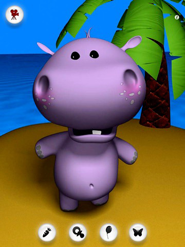 Download app for iOS Talking baby hippo, ipa full version.