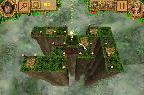 Gameplay screenshots of the Temple treasure: Adventure puzzle for iPad, iPhone or iPod.