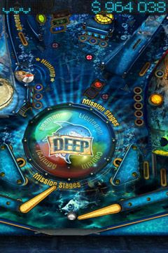 Gameplay screenshots of the The Deep Pinball for iPad, iPhone or iPod.