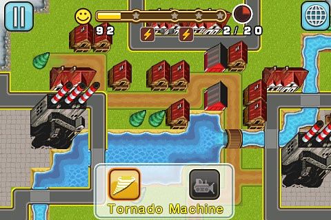 Gameplay screenshots of the Tornado mania! for iPad, iPhone or iPod.