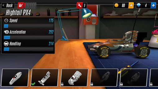 Gameplay screenshots of the Touch racing 2 for iPad, iPhone or iPod.