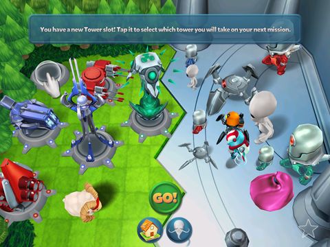 Gameplay screenshots of the Tower madness 2: 3D TD for iPad, iPhone or iPod.