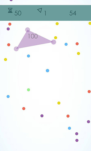 Gameplay screenshots of the Triangle 180 for iPad, iPhone or iPod.