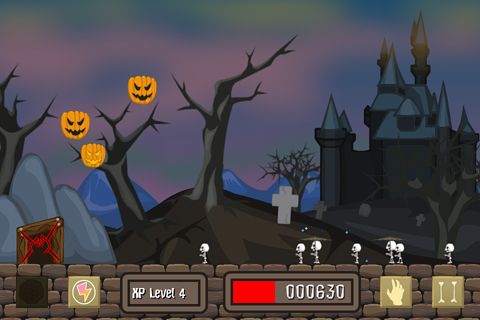 Gameplay screenshots of the Undead on halloween for iPad, iPhone or iPod.