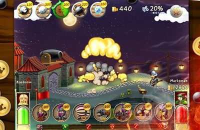 Gameplay screenshots of the Wars Online – Defend Your Kingdom for iPad, iPhone or iPod.