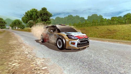 Gameplay screenshots of the WRC: The official game for iPad, iPhone or iPod.