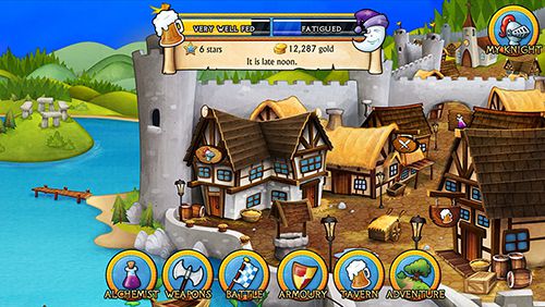 Gameplay screenshots of the You are a knight for iPad, iPhone or iPod.