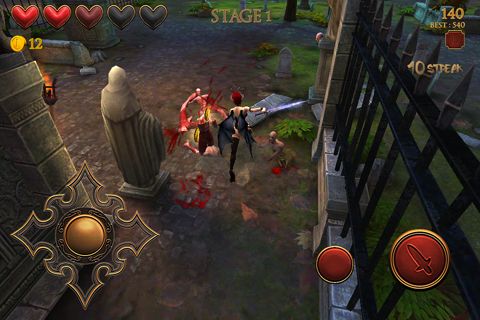 Gameplay screenshots of the Zombie goddess: Fantasy apocalypse game. Attack Fight Slash Evil Slayer for iPad, iPhone or iPod.