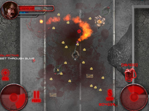 Gameplay screenshots of the Zombie: Halloween Slasher for iPad, iPhone or iPod.