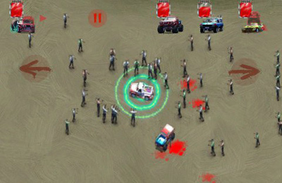 Gameplay screenshots of the Zombie Racers for iPad, iPhone or iPod.