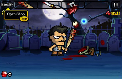 Gameplay screenshots of the Zombie Sweeper for iPad, iPhone or iPod.