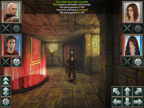 Gameplay screenshots of the Coldfire keep for iPad, iPhone or iPod.