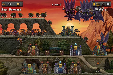Gameplay screenshots of the Defender chronicles 2: Heroes of Athelia for iPad, iPhone or iPod.