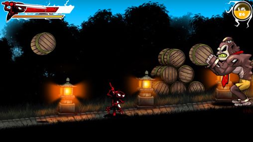 Gameplay screenshots of the Draw slasher for iPad, iPhone or iPod.