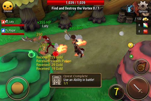Gameplay screenshots of the Eternal fate for iPad, iPhone or iPod.