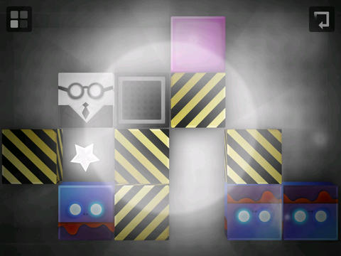 Gameplay screenshots of the Gravity blocks: The last rotation for iPad, iPhone or iPod.