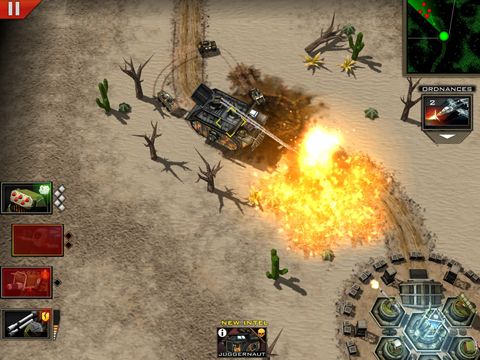 Gameplay screenshots of the Modern command for iPad, iPhone or iPod.
