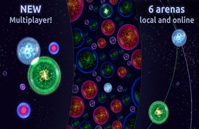 Gameplay screenshots of the Osmos for iPad, iPhone or iPod.