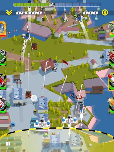Gameplay screenshots of the Sky patrol for iPad, iPhone or iPod.