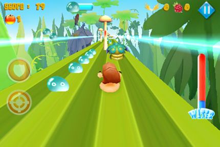 Gameplay screenshots of the Snail express for iPad, iPhone or iPod.