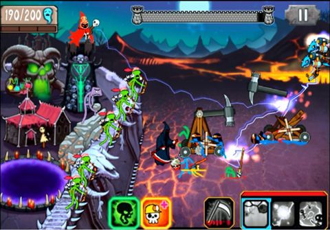 Gameplay screenshots of the Stick wars 3: Premium for iPad, iPhone or iPod.
