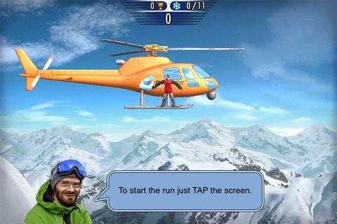Gameplay screenshots of the Super pro snowboarding for iPad, iPhone or iPod.