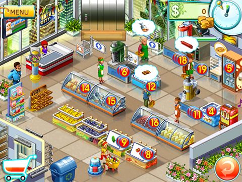 Free Supermarket mania 2 - download for iPhone, iPad and iPod.
