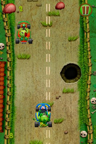 Gameplay screenshots of the Zombies race plants for iPad, iPhone or iPod.