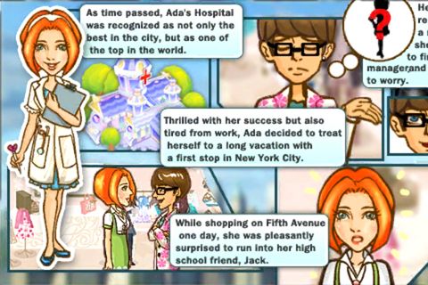Gameplay screenshots of the Ada's fashion show for iPad, iPhone or iPod.