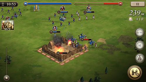 Gameplay screenshots of the Age of empires: World domination for iPad, iPhone or iPod.